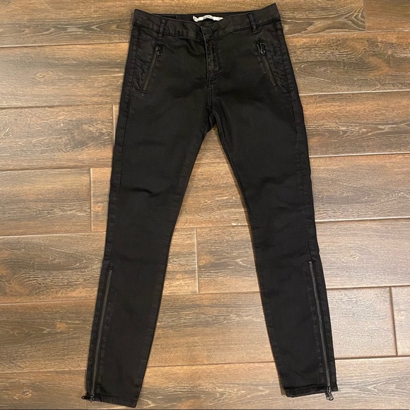 Zara Premium Denim, Gently Used Black Jeans - Size 4